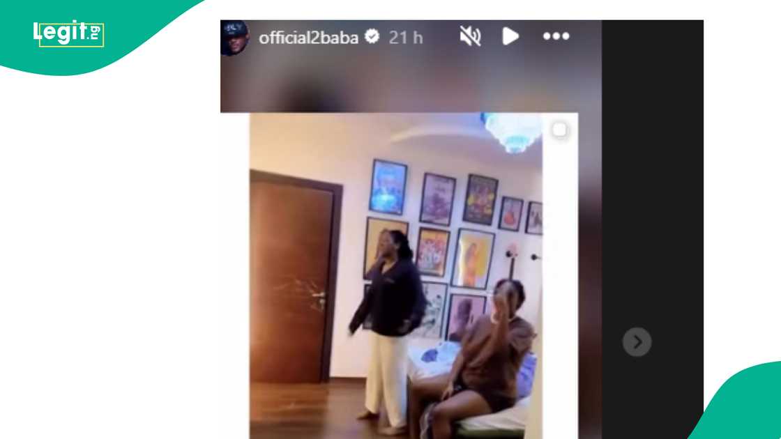 2Baba and Annie Idibia's daughters Isabella and Olivia warm hearts with their musical prowess. 2Baba and Annie Idibia's daughters Isabella and Olivia warm hearts with their musical prowess.