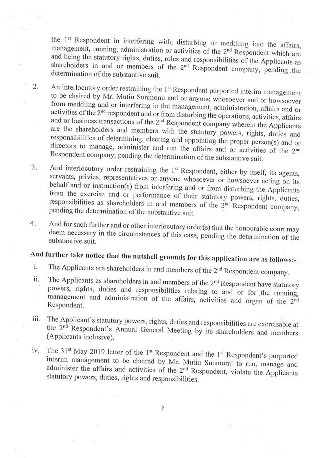 Oando shareholders have taken SEC to court to challenge penalties against Oando in May 31st letter