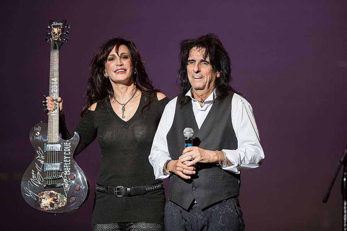 Musician Alice Cooper and his wife Sheryl Cooper in Phoenix, Arizona. Musician Alice Cooper and his wife Sheryl Cooper in Phoenix, Arizona.