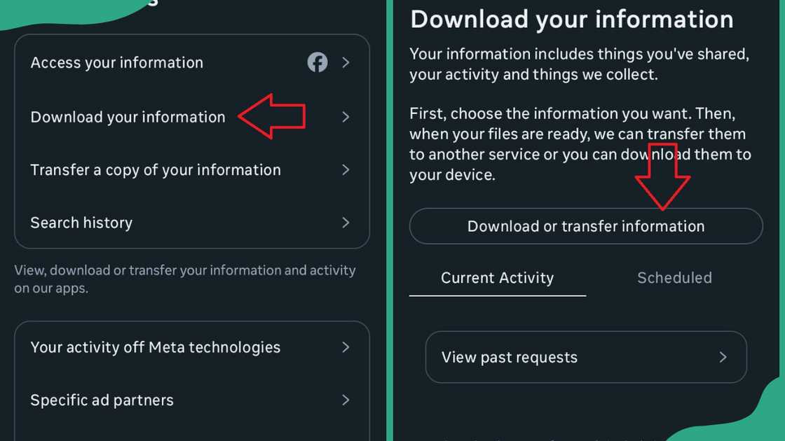 Screenshot of Instagram pages Screenshot of Instagram pages