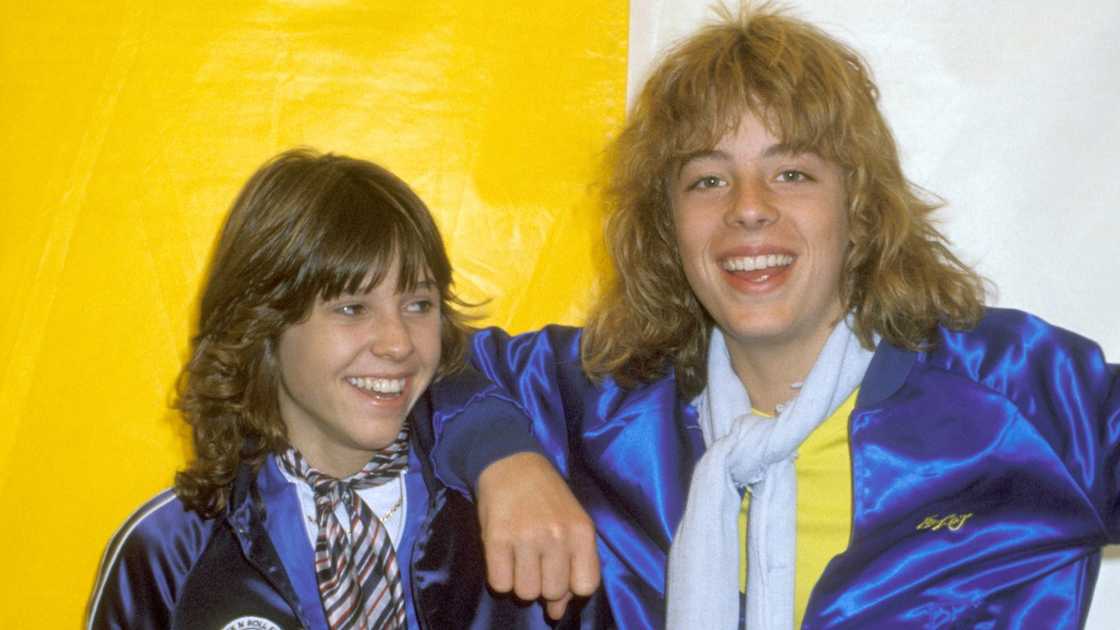 Kristy McNichol (L) and Leif Garrett (R) pictured together at an event.