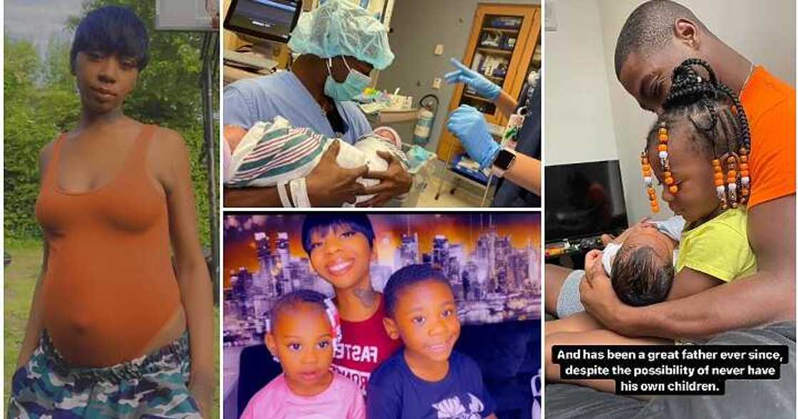 Lady appreciates lover, mum of 4, pregnant with twins Lady appreciates lover, mum of 4, pregnant with twins