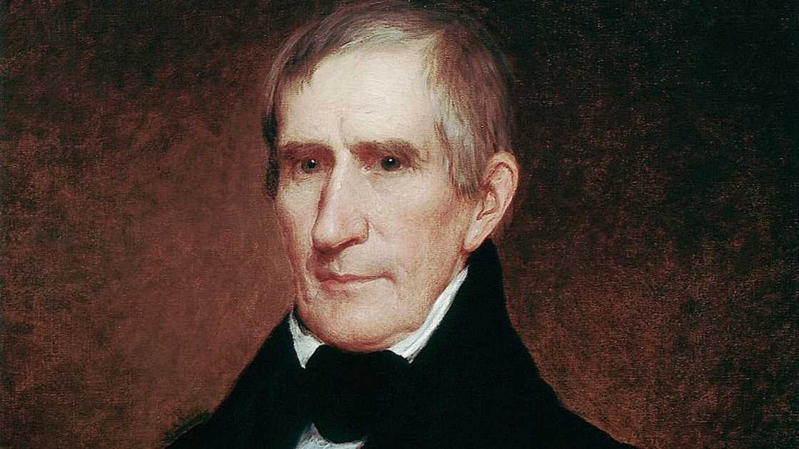 Portrait of President William Henry Harrison