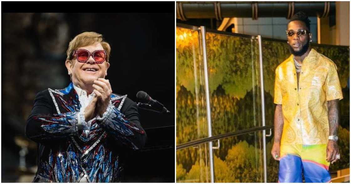 Elton John says its an honour to work with Burna Boy Elton John says its an honour to work with Burna Boy