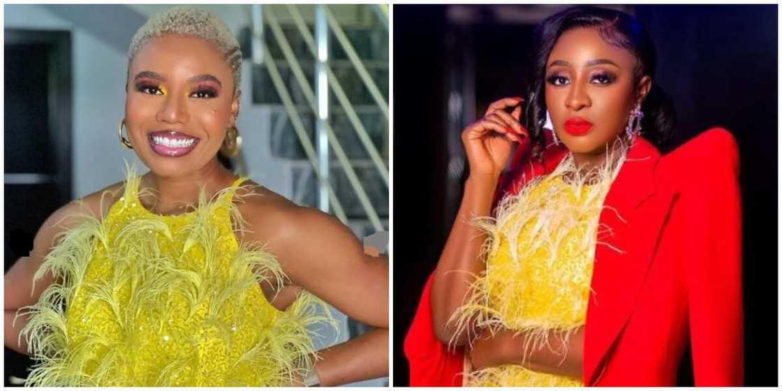 Photos of Nancy Isime and Ini Edo. Photos of Nancy Isime and Ini Edo.