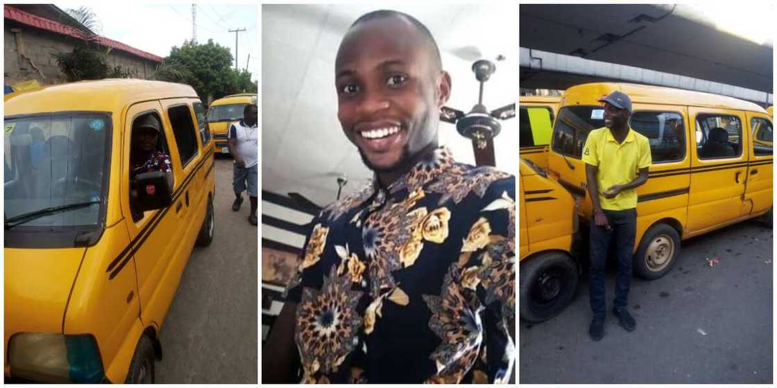 Nigerian Graduate Showcases His Hustle as a Commercial Driver, Says He is Not Ashamed of it, Many React