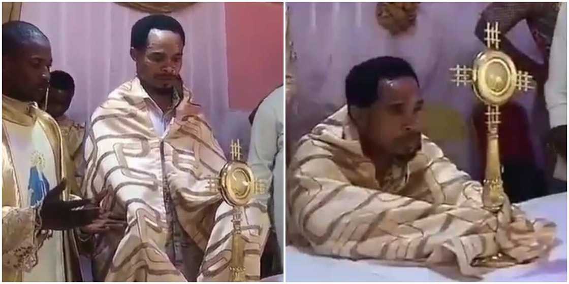 Odumeje: Massive Outrage Greets Controversial Prophet After Lifting Monstrance in Catholic Church Odumeje: Massive Outrage Greets Controversial Prophet After Lifting Monstrance in Catholic Church
