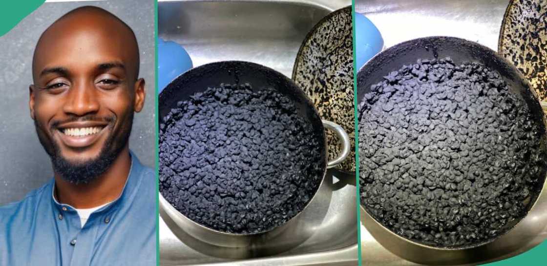 A man forgot he was cooking and slept off. A man forgot he was cooking and slept off.