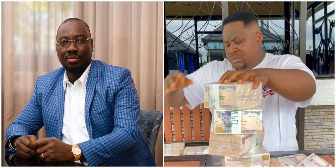 Native doctor uses Obi Cubana, Chiefpriest to advertise efficiency of his money rituals Native doctor uses Obi Cubana, Chiefpriest to advertise efficiency of his money rituals