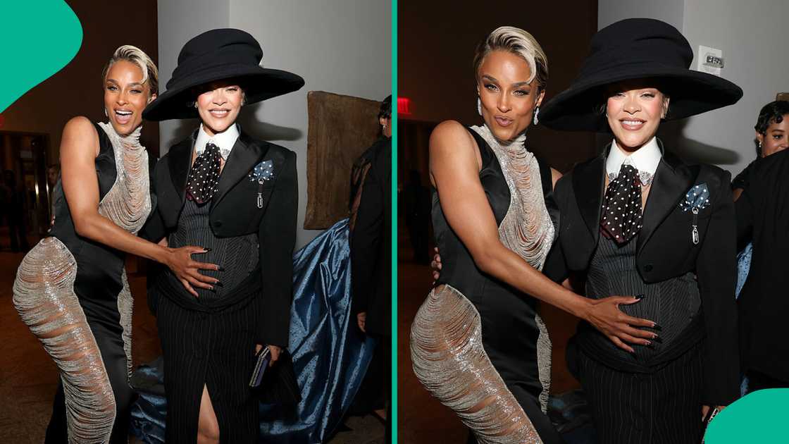 Rihanna and Ciara at Met Gala 2025 after messy Twitter fight. Rihanna and Ciara at Met Gala 2025 after messy Twitter fight.