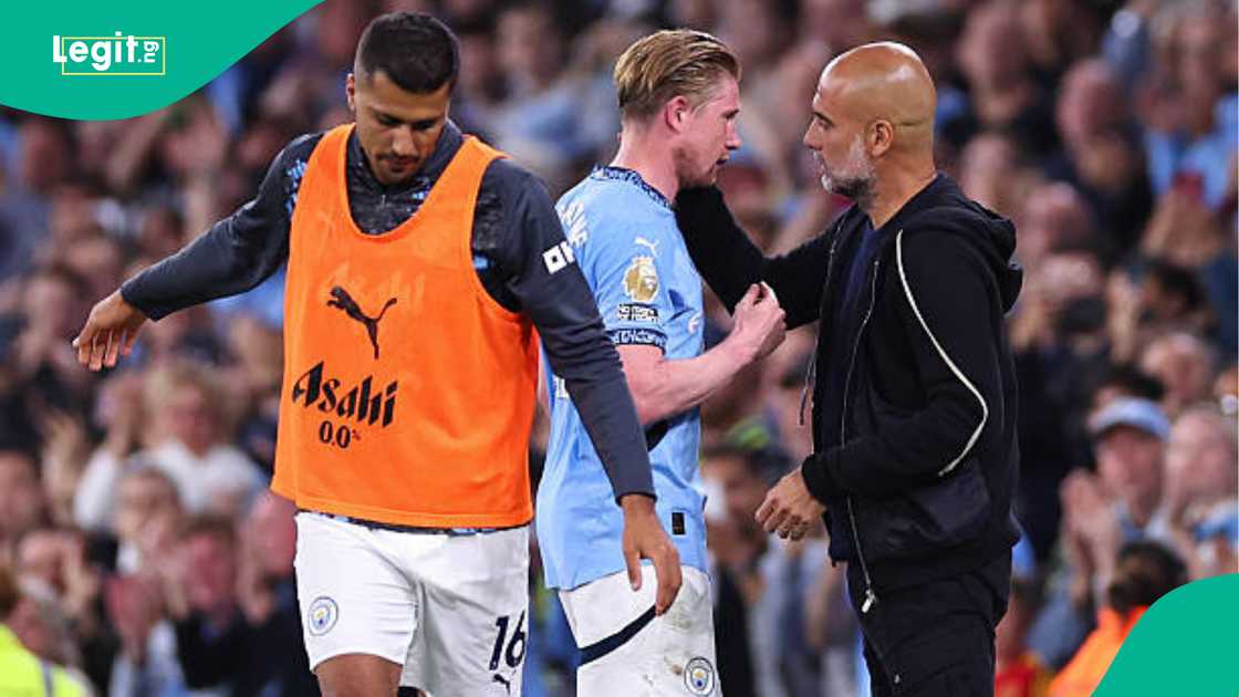 Pep Guardiola, Manchester City, Kevin de Bruyne Pep Guardiola, Manchester City, Kevin de Bruyne