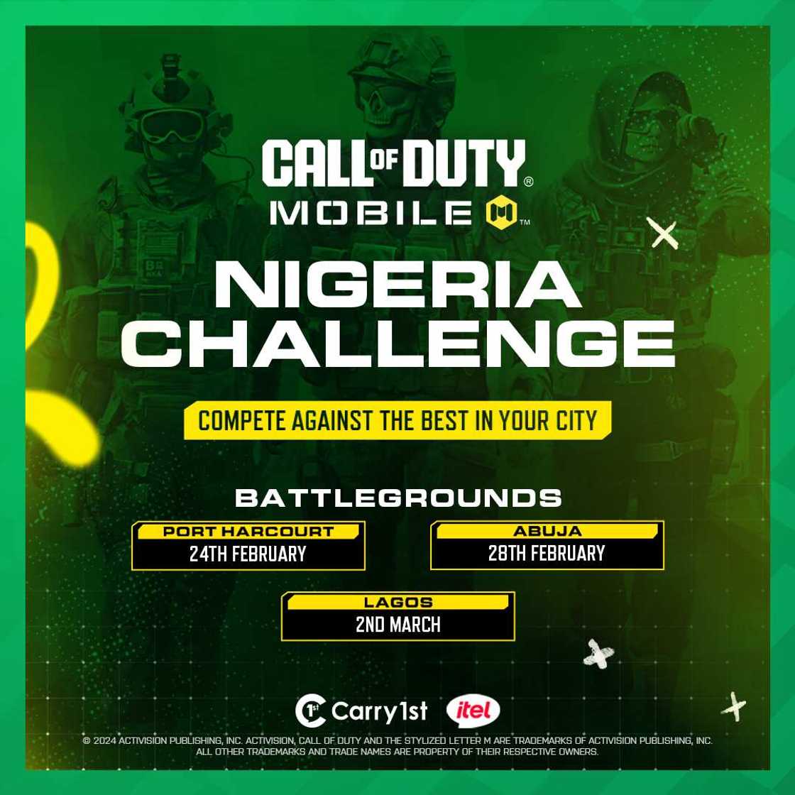 itel & Carry1st introduce the Call of Duty: Mobile Gaming Challenge in Nigeria itel & Carry1st introduce the Call of Duty: Mobile Gaming Challenge in Nigeria