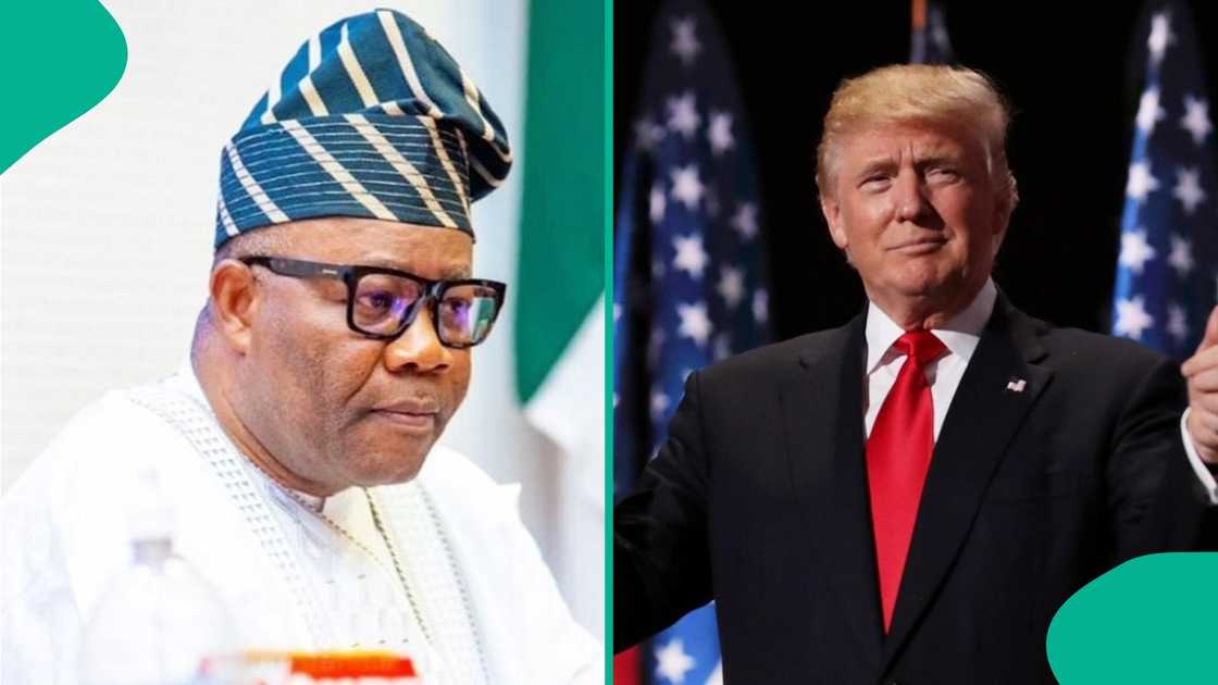 Senate President Godswill Akpabio has distanced himself from the report that he mocked US President Donald Trump over plan to deploy soldiers to Nigeria.