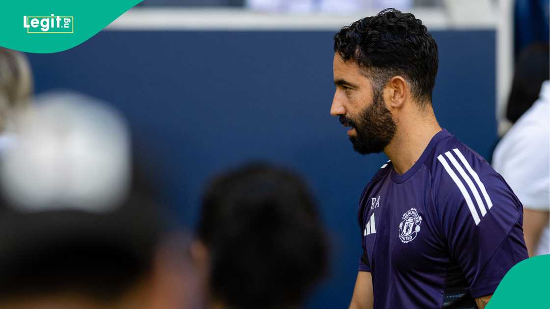 Ruben Amorim, Manchester United, Carrington, Manchester, England Ruben Amorim, Manchester United, Carrington, Manchester, England