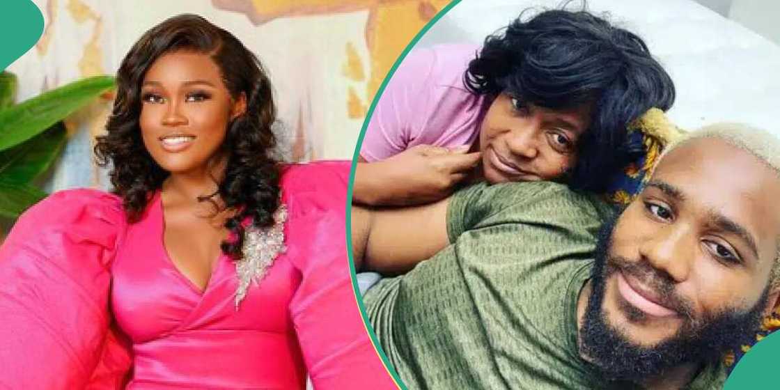 BBNaija All Stars CeeC, BBNaija All Stars Kiddwaya and mum BBNaija All Stars CeeC, BBNaija All Stars Kiddwaya and mum