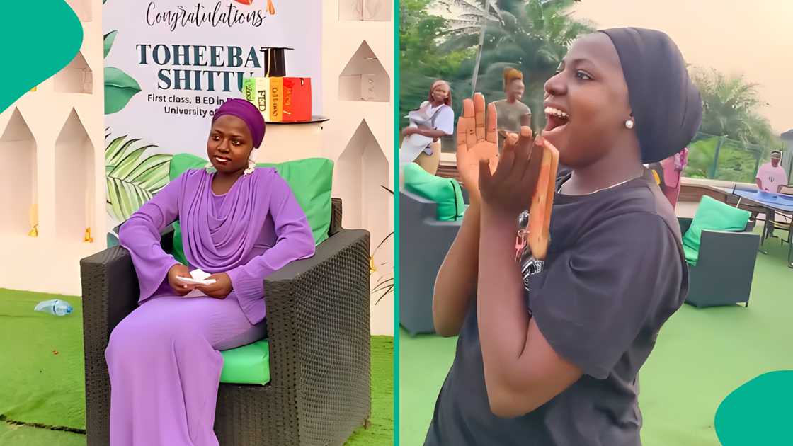 Video as boss of UNILAG first-class graduate throws surprise party for her