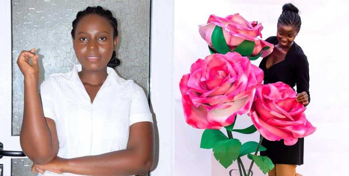 Talented nurse puts plastic wastes to good use, turns them into beautiful flowers Talented nurse puts plastic wastes to good use, turns them into beautiful flowers