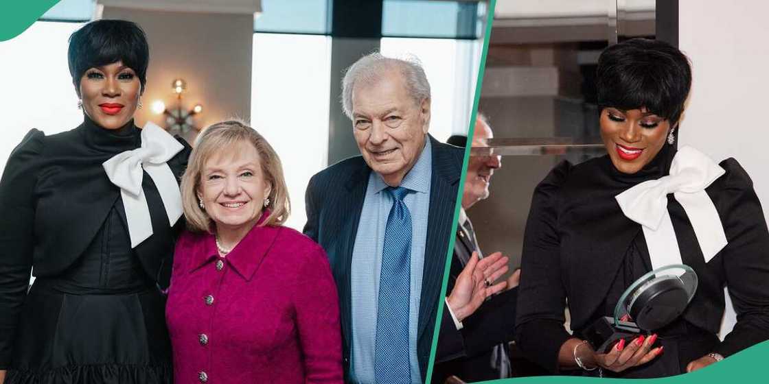 Stephanie Linus bags International award. Stephanie Linus bags International award.