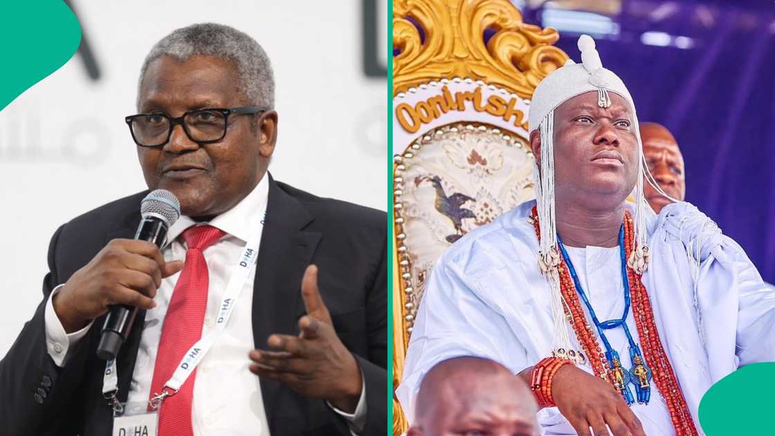 Billionaire Dangote recounts how Ooni of Ife came through for him.