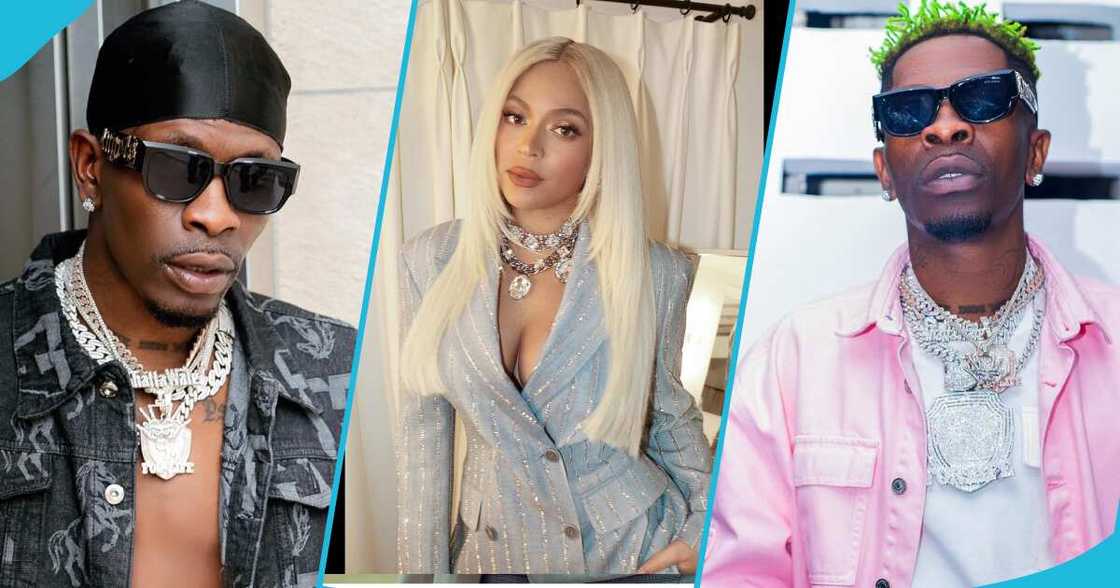 Ghanaian dancehall artist Shatta Wale and Beyoncé in pictures Ghanaian dancehall artist Shatta Wale and Beyoncé in pictures