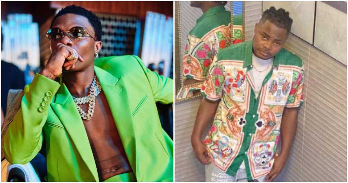 Nigerian singers Wizkid and Oladips Nigerian singers Wizkid and Oladips