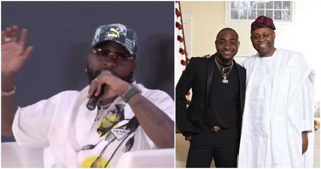 Davido reveals his father doesn't like how he spends money. Davido reveals his father doesn't like how he spends money.