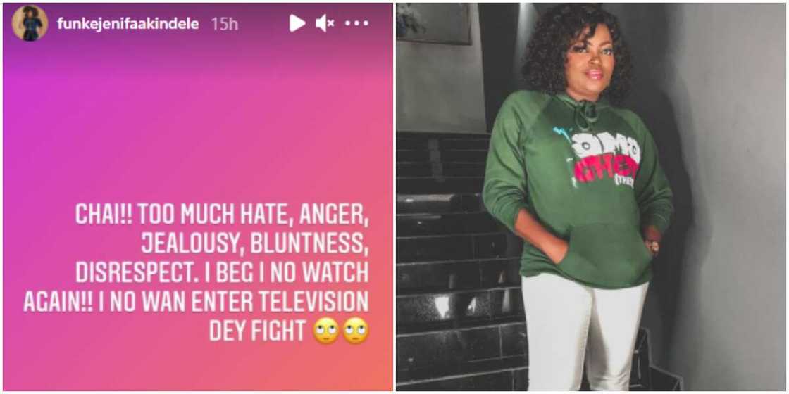 Funke drops post over BBNaija reunion Funke drops post over BBNaija reunion