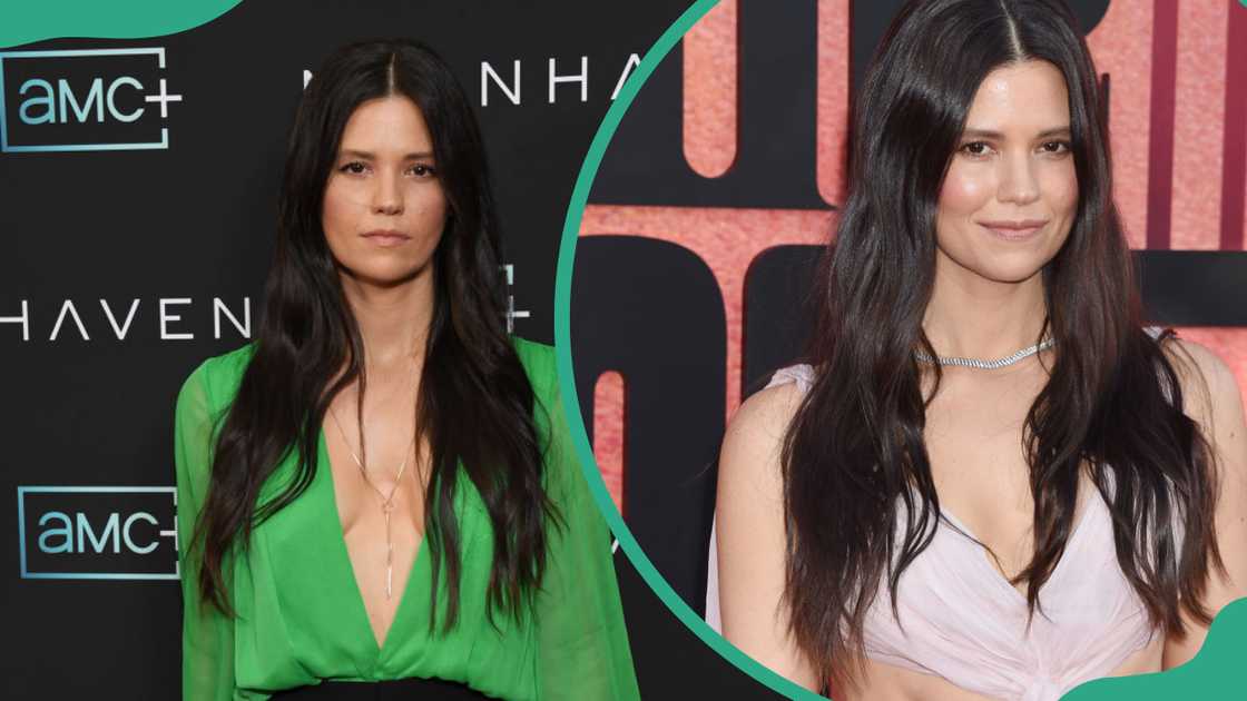 Meredith Garretson at premieres for "Moonhaven" and 'The Offer'. Meredith Garretson at premieres for "Moonhaven" and 'The Offer'.