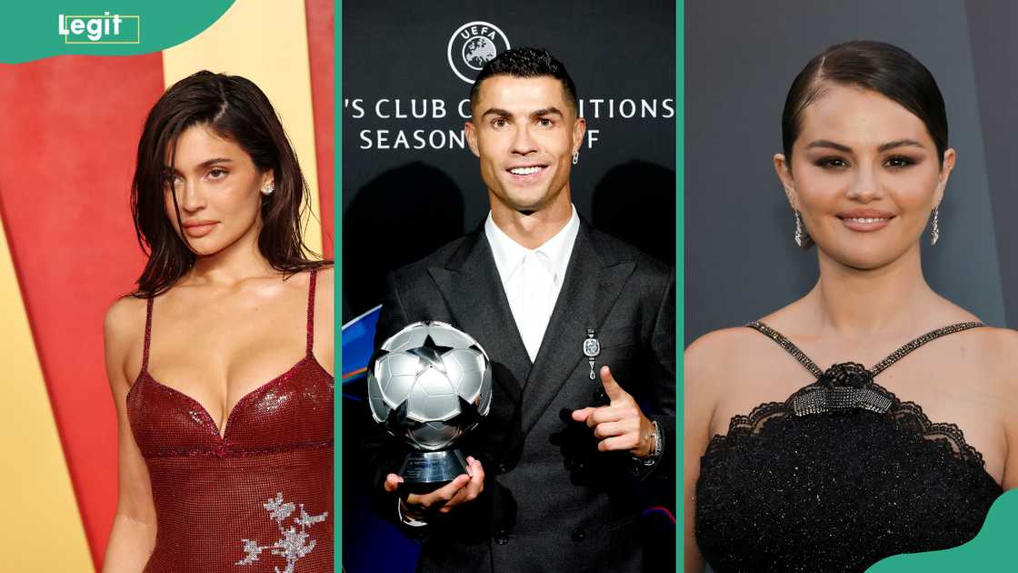 Kylie Jenner, Cristiano Ronaldo, and Selena Gomez Kylie Jenner, Cristiano Ronaldo, and Selena Gomez