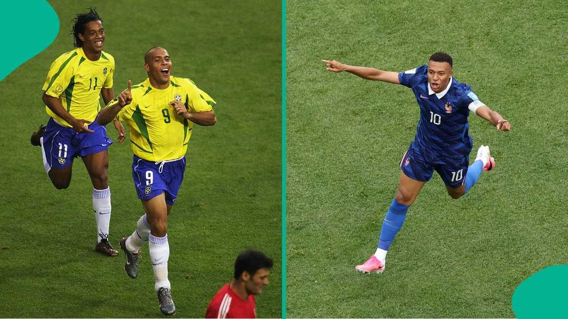 France, Kylian Mbappe, Brazil, Ronaldo, FIFA, World Cup, Football. France, Kylian Mbappe, Brazil, Ronaldo, FIFA, World Cup, Football.