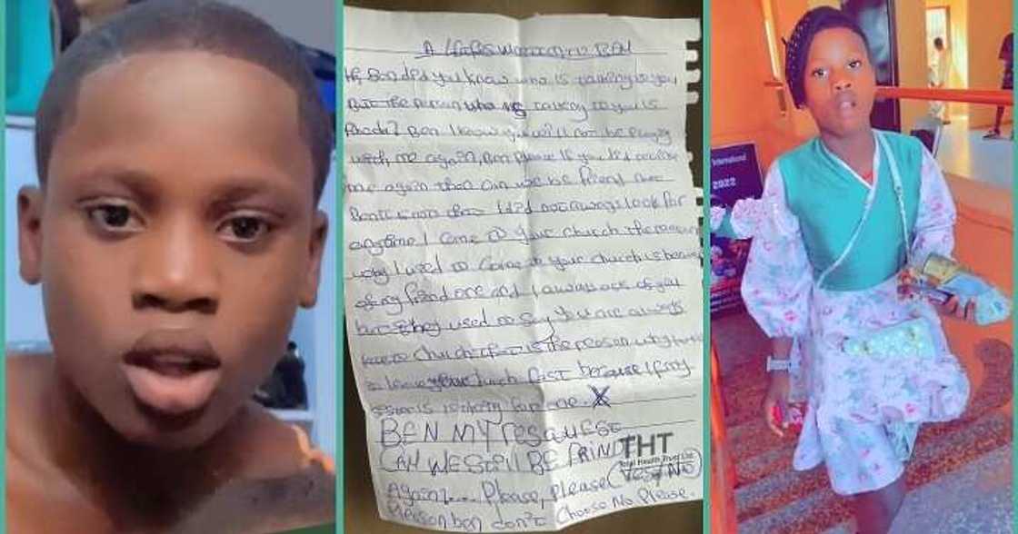 12-year-old girl writes letter to boy named Ben 12-year-old girl writes letter to boy named Ben