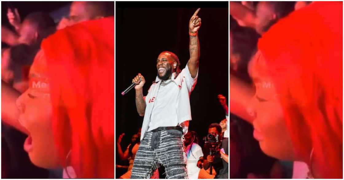 Photos of Burna Boy and a crying lady Photos of Burna Boy and a crying lady