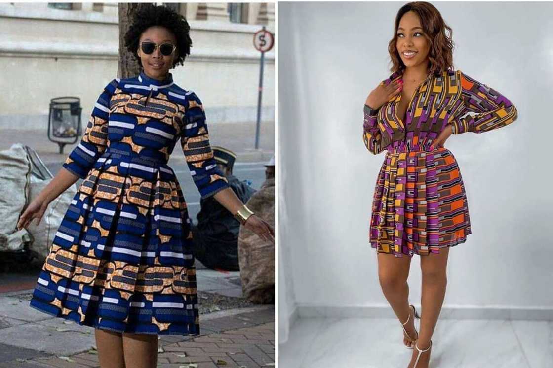 Short flare gown styles Short flare gown styles