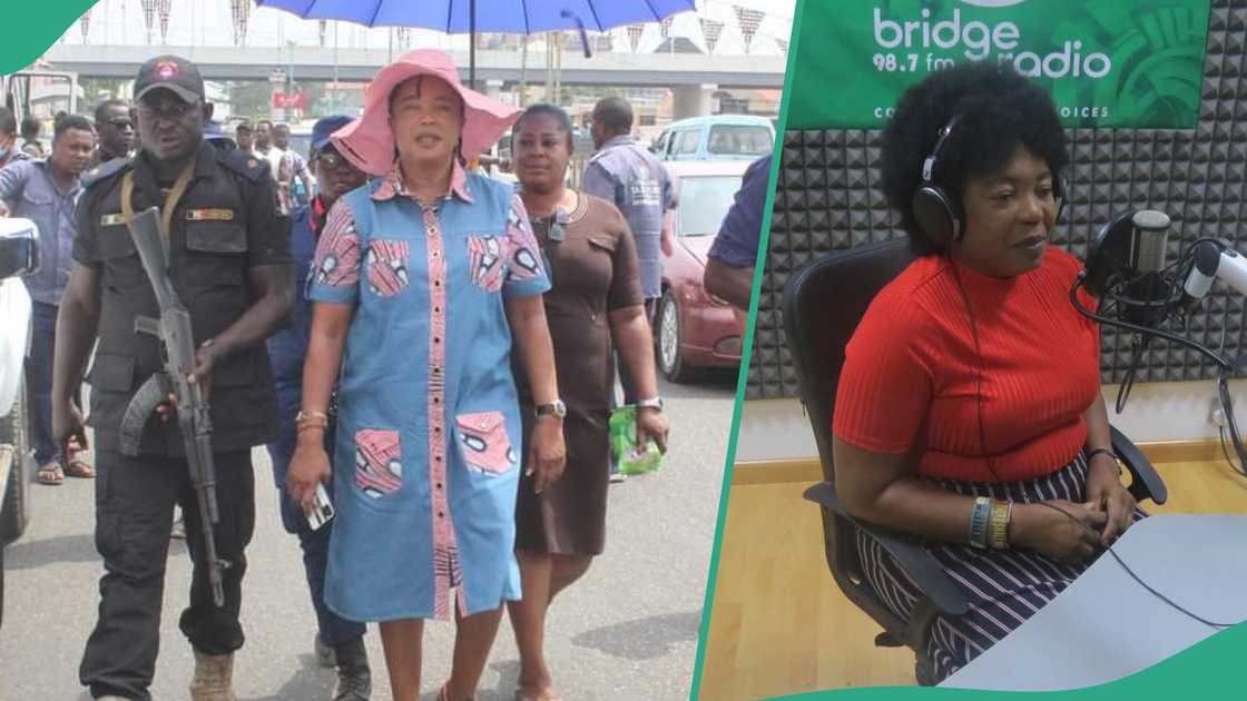 The former House of Representative member and ex-commissioner in Delta state, Joan Mrakpor, has been kidnapped by some unknown gunmen during a church service in Delta state. The former House of Representative member and ex-commissioner in Delta state, Joan Mrakpor, has been kidnapped by some unknown gunmen during a church service in Delta state.