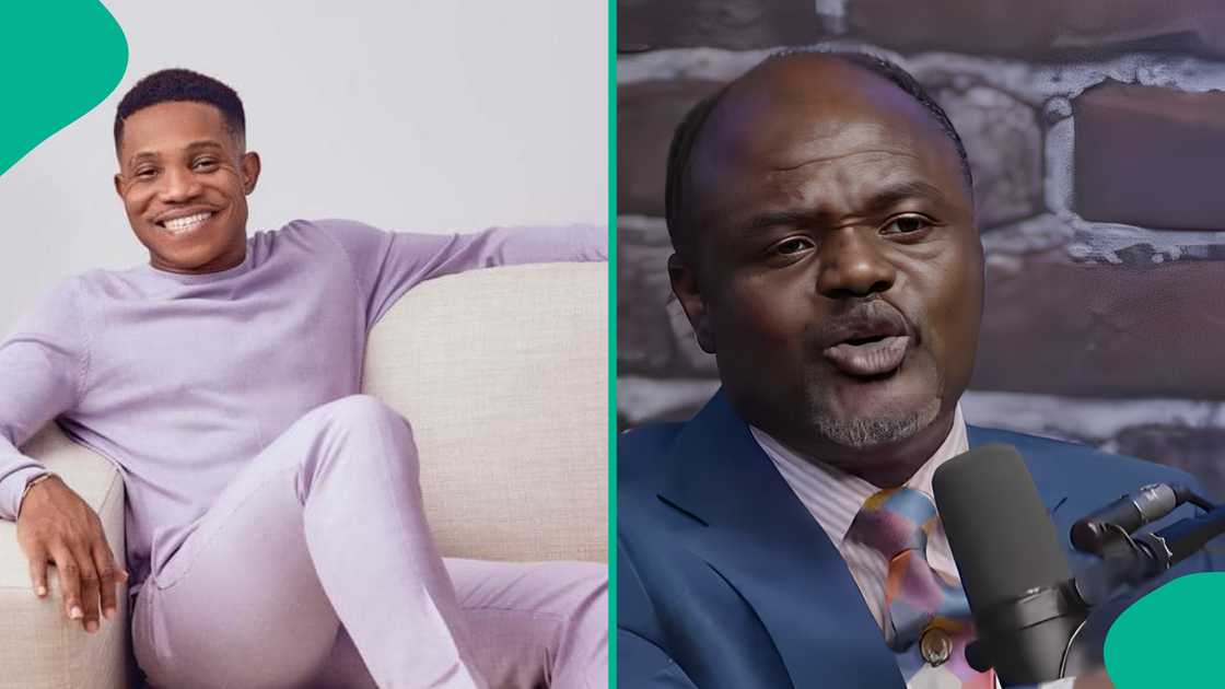 Abel Damina drags Jerry Eze Abel Damina drags Jerry Eze