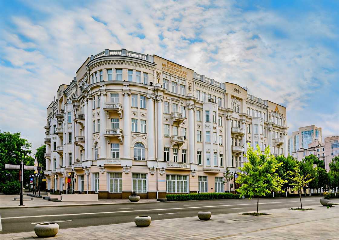 A front-view of the main building of the Southern Federal University (SFedU) in Rostov-on-Don, Russia. A front-view of the main building of the Southern Federal University (SFedU) in Rostov-on-Don, Russia.