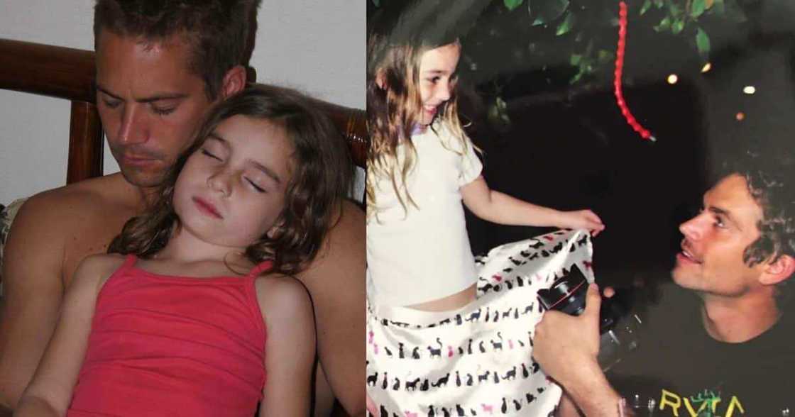 Lovely throwback snaps of Paul Walker and daughter Meadow. Lovely throwback snaps of Paul Walker and daughter Meadow.