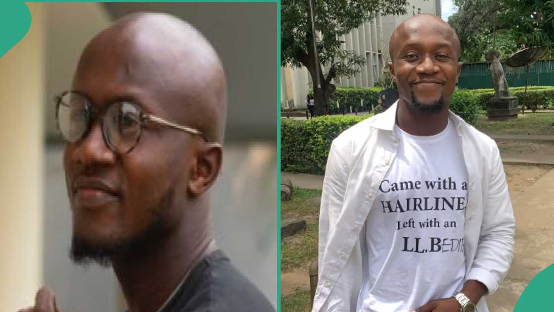 Man graduates from the University of Lagos. Man graduates from the University of Lagos.