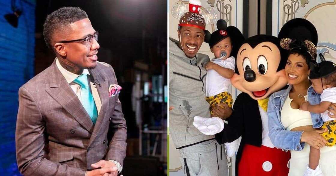 Nick Cannon and baby mama Abby De La Rosa celebrated their twins' first birthday in Disneyland Nick Cannon and baby mama Abby De La Rosa celebrated their twins' first birthday in Disneyland