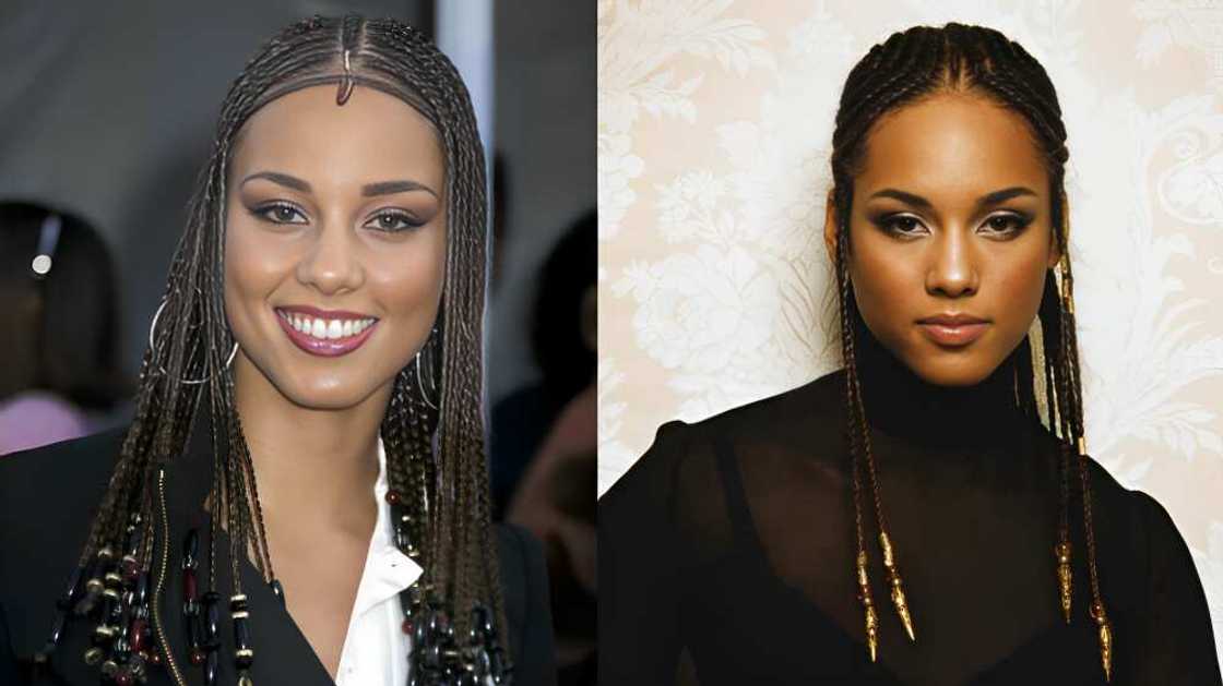 Alicia Keys braids