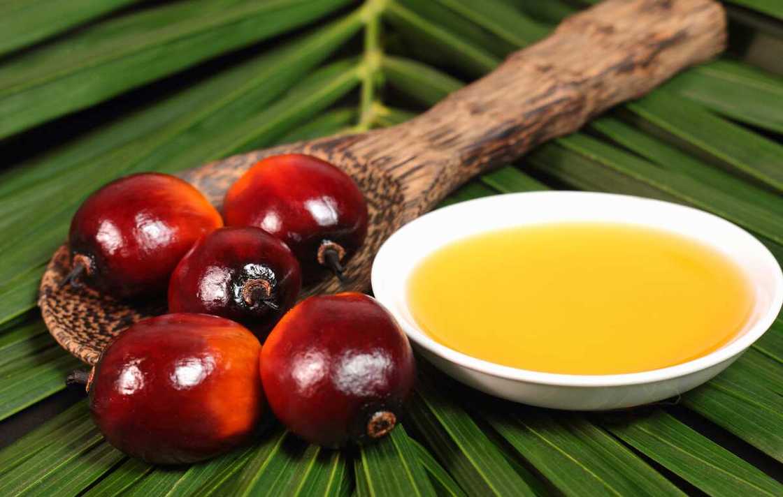 Palm kernel oil to lighten the skin Palm kernel oil to lighten the skin
