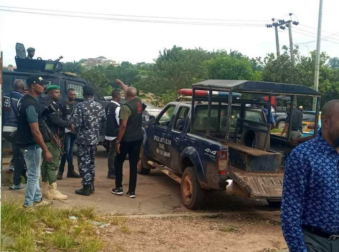 Jami'an tsaro a jihar Ondo. Jami'an tsaro a jihar Ondo.