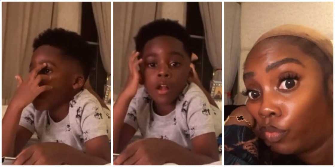 Tiwa Savage shares hilarious video of Jamil stylishly picking his nose, says she used to do same Tiwa Savage shares hilarious video of Jamil stylishly picking his nose, says she used to do same