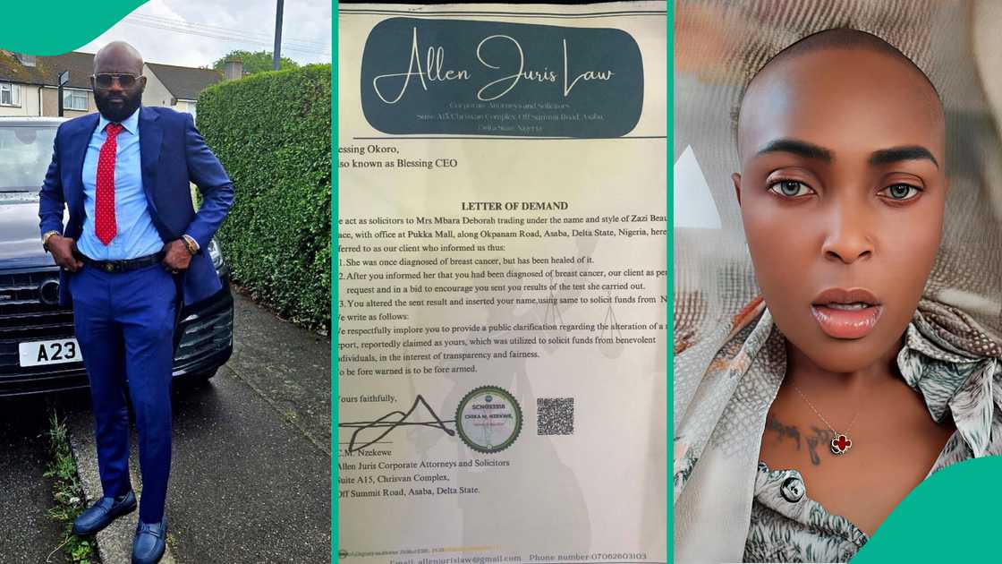Brother of lady whose medical report Blessing CEO allegedly forged issues ultimatum to her Brother of lady whose medical report Blessing CEO allegedly forged issues ultimatum to her