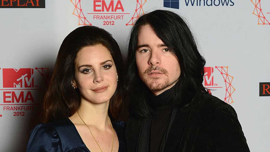 Lana Del Rey and Barrie-James O'Neill in Frankfurt am Main, Germany. Lana Del Rey and Barrie-James O'Neill in Frankfurt am Main, Germany.