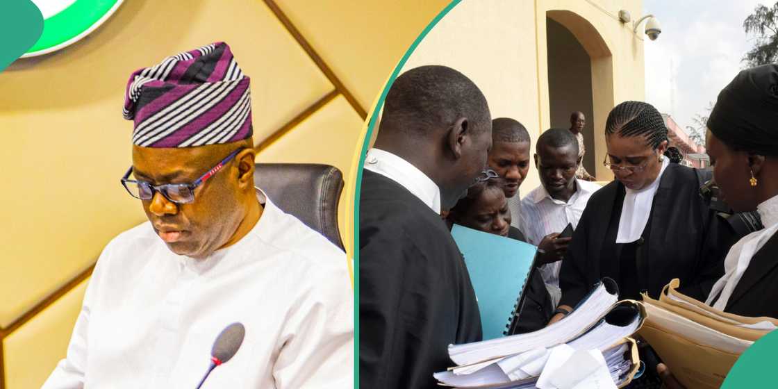 Seyi Makinde and lawyers Seyi Makinde and lawyers