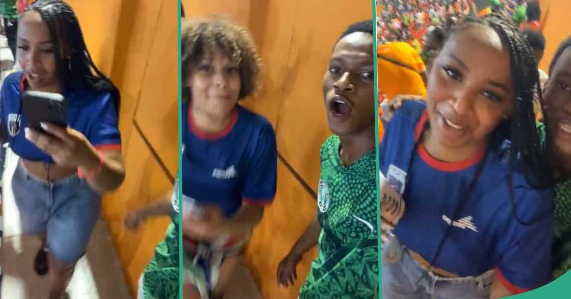 Nigerian man rushes to have lovely moment with pretty Cape Verdean women Nigerian man rushes to have lovely moment with pretty Cape Verdean women