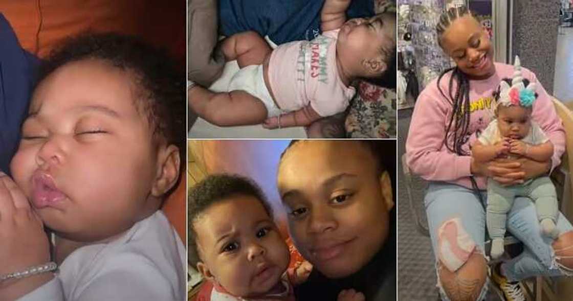 Lady shares photos with cute baby, abandoned at doorstep Lady shares photos with cute baby, abandoned at doorstep