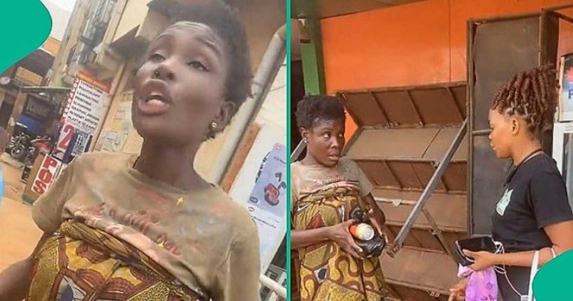 Lady shows concern for mentally challenged friend Lady shows concern for mentally challenged friend