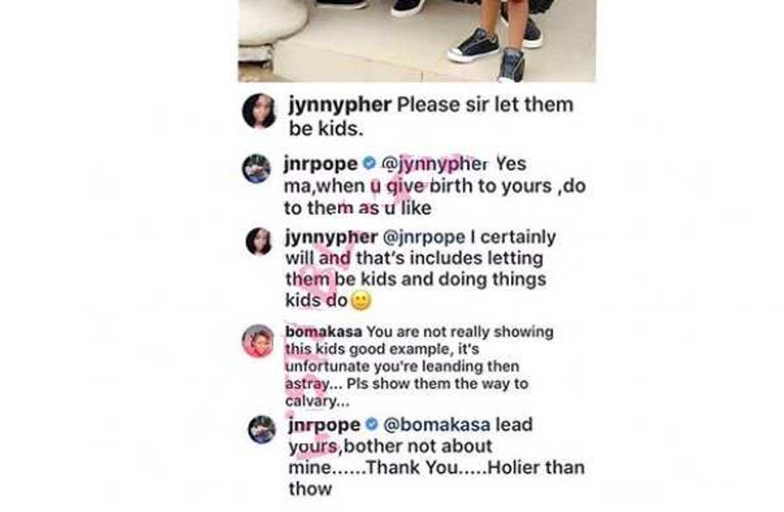 Actor Junior Pope accused of leading his kids astray for plaiting their hair Actor Junior Pope accused of leading his kids astray for plaiting their hair